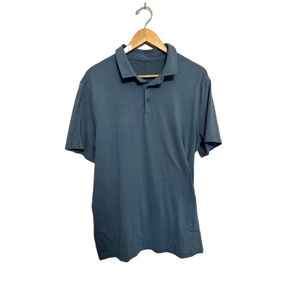 Lululemon Blue Polo Shirt Relaxed Fit